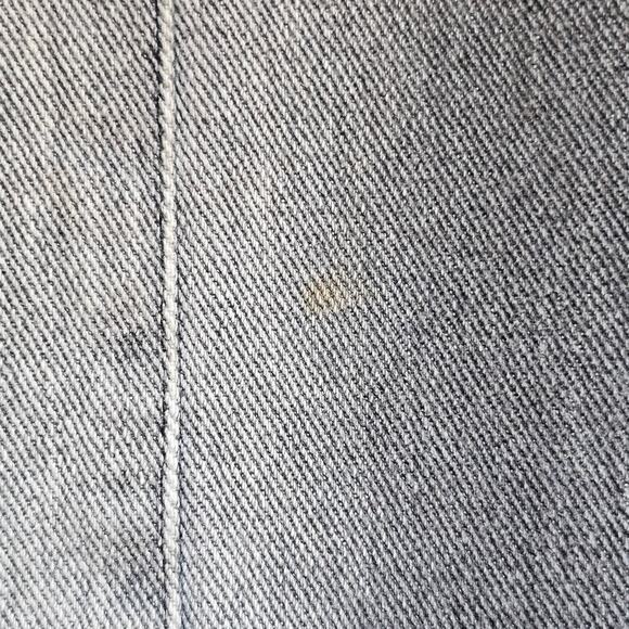 Vintage Y2K Black Faded Denim Jean Mermaid Flared Long Maxi Skirt - Picture 6 of 8